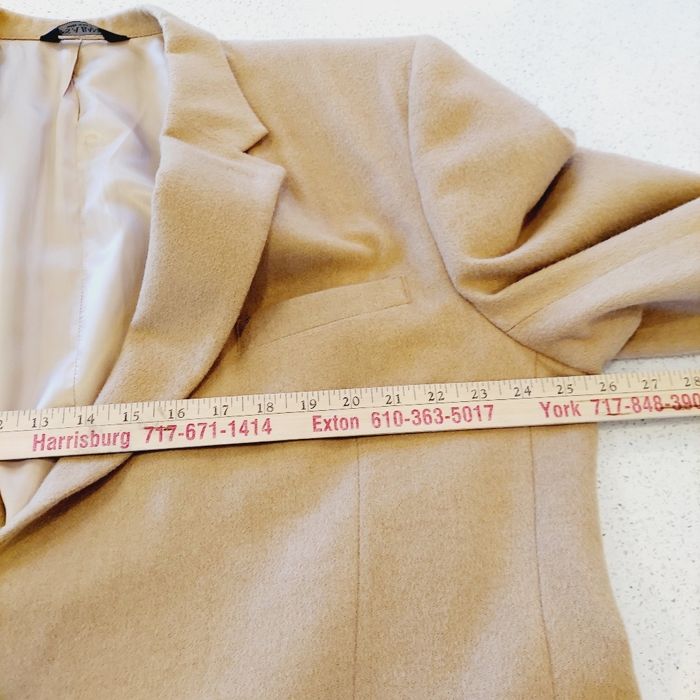 Jos A. Banks Men’s Beige Tan 100% Camel Hair Sports Jacket Blazer Size 50 L - Picture 8 of 16